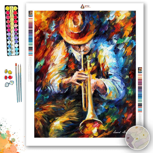 MOOD INDIGO - Afremov - Paint By Numbers Kit