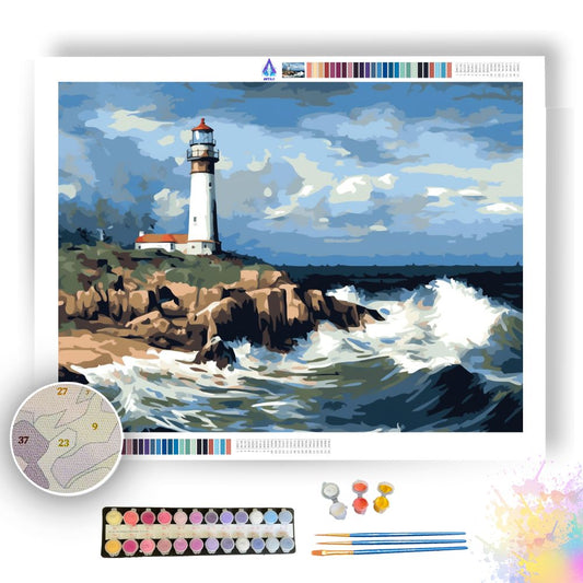 Lighthouse Whispers - Paint by Numbers