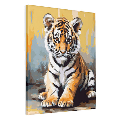 Cute Baby Tiger - Paint by Numbers