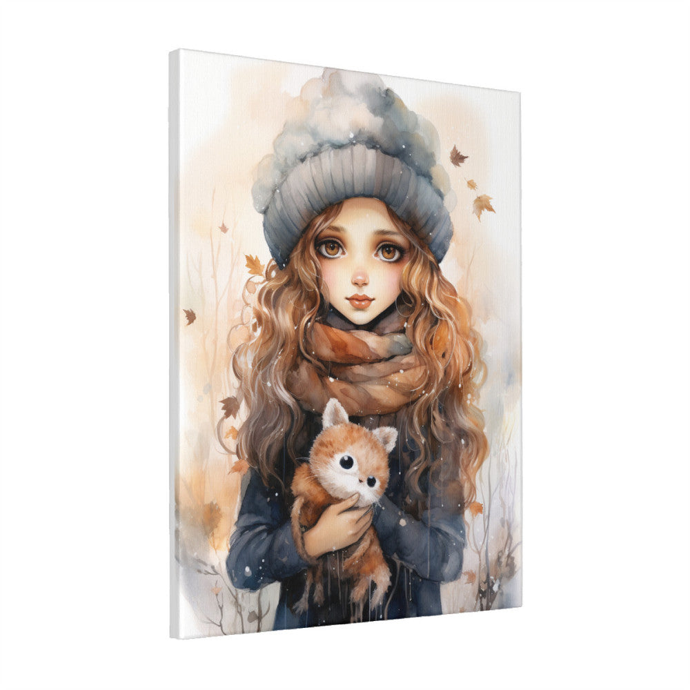 Beret & Scarf Owlets Wall Art