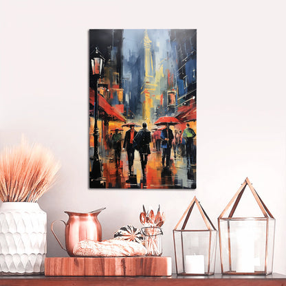 Urban Echoes German Expressionist Streets Wall Art