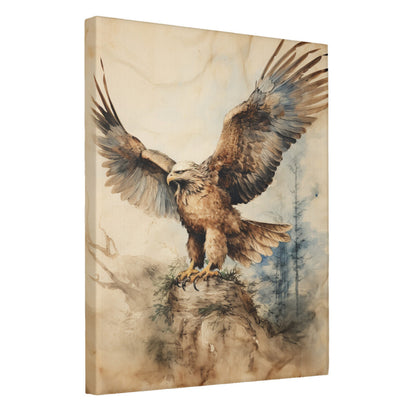 Romantic Raptor Majestic Eagle in the Style of Friedrich Wall Art