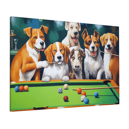 Pool-Playing Pups - Paint by Numbers