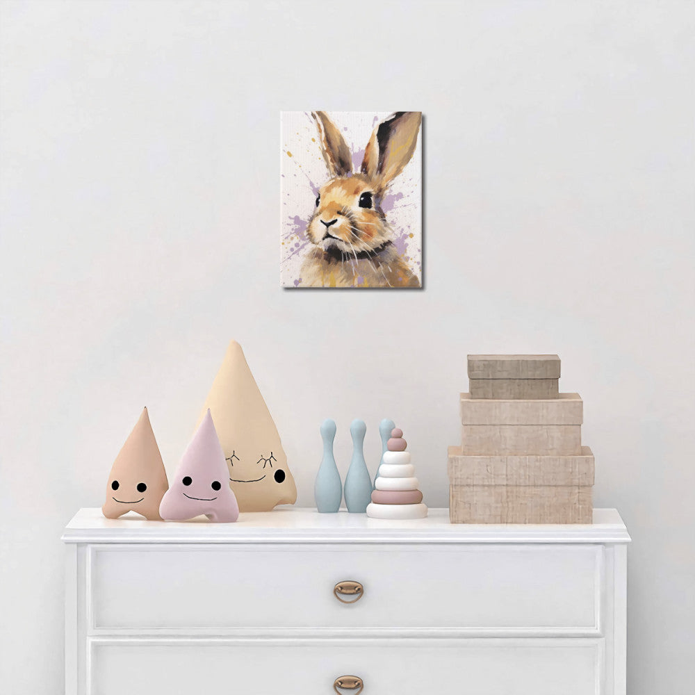 Rabbit Giclee Canvas Art - Paint by Numbers