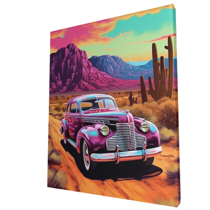 Retro Drive Countryside Odyssey Wall Art