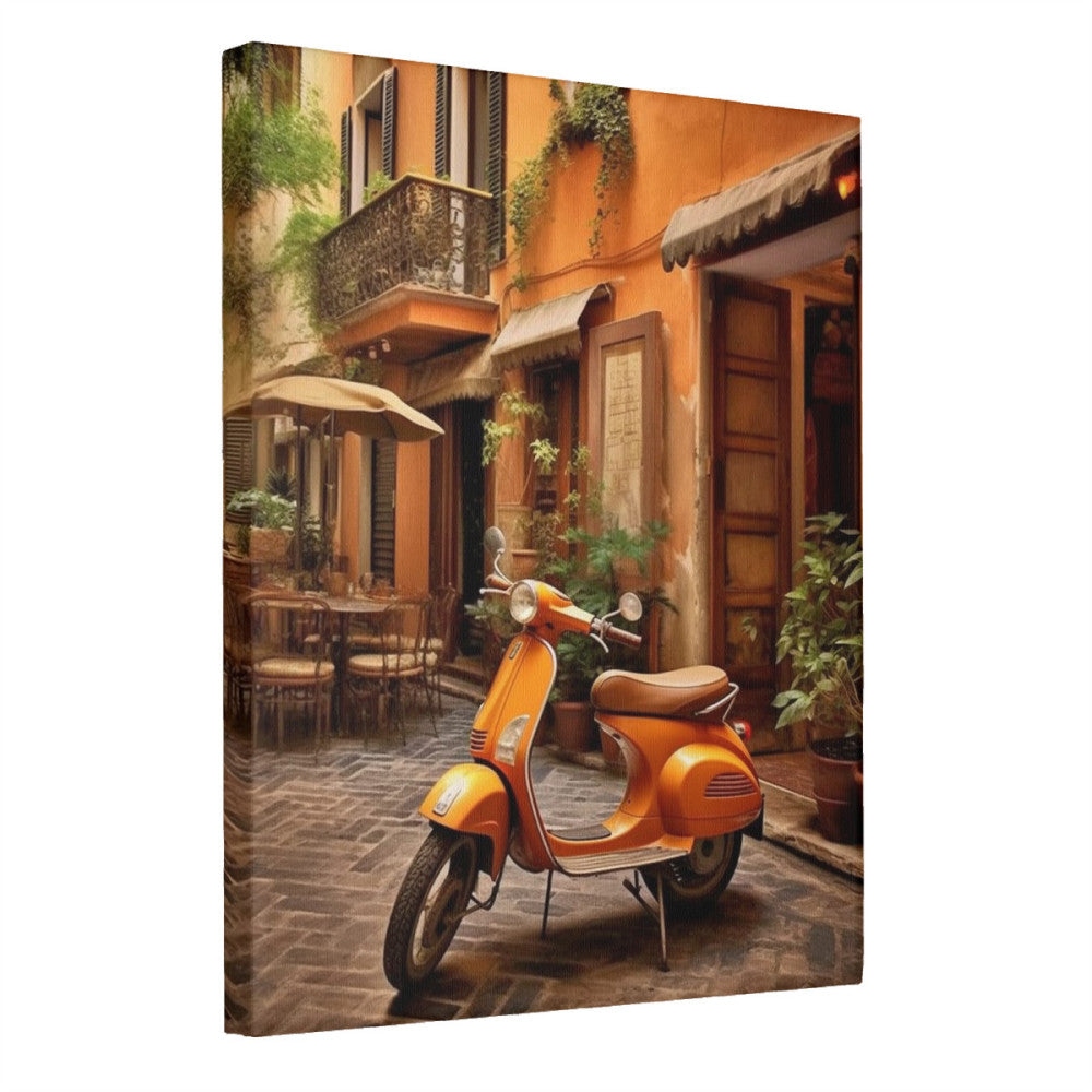 Piazza Elegance Italian Café Reverie Wall Art