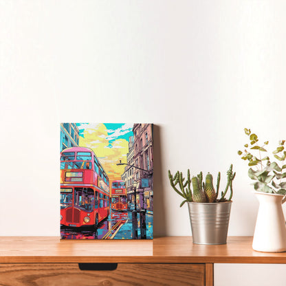 London Nostalgia Classic Cityscape of the Swinging '60s Wall Art