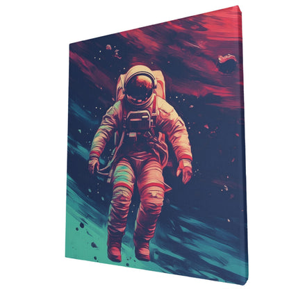 Cosmic Odyssey Retro Space Mission Wall Art