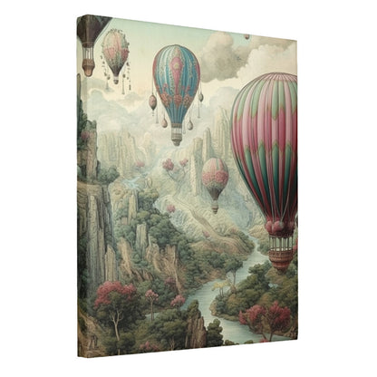 Aerial Odyssey Jewel-Toned Balloon Sojourn Wall Art