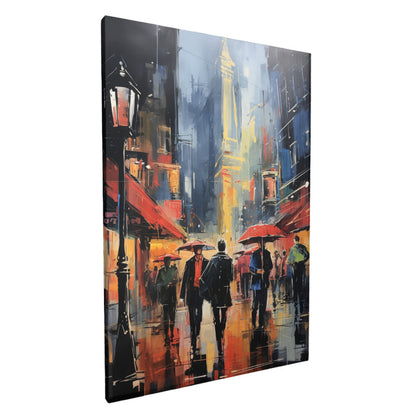 Urban Echoes German Expressionist Streets Wall Art