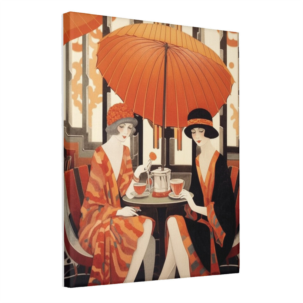 Glamour Café 1920s Parisian Delight Wall Art