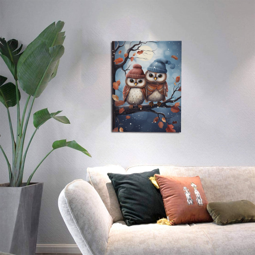 Whimsical Owlet Delight - Paint by Numbers