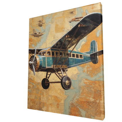 Wings of Time Historic Air Voyage Wall Art