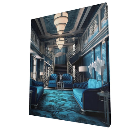 Oceanic Elegance Classic Art Deco Voyage Wall Art