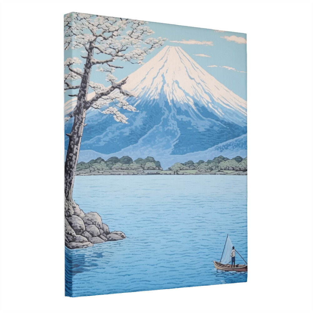 Fuji's Tranquil Journey - Paint by Numbers