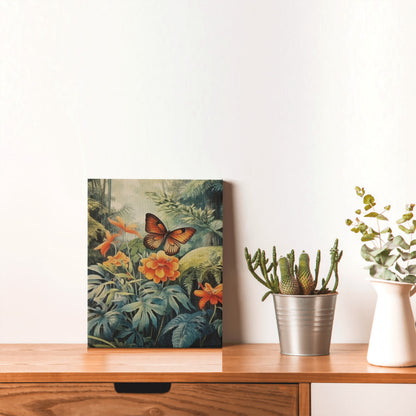 Botanical Oasis Watercolor Whimsy Wall Art