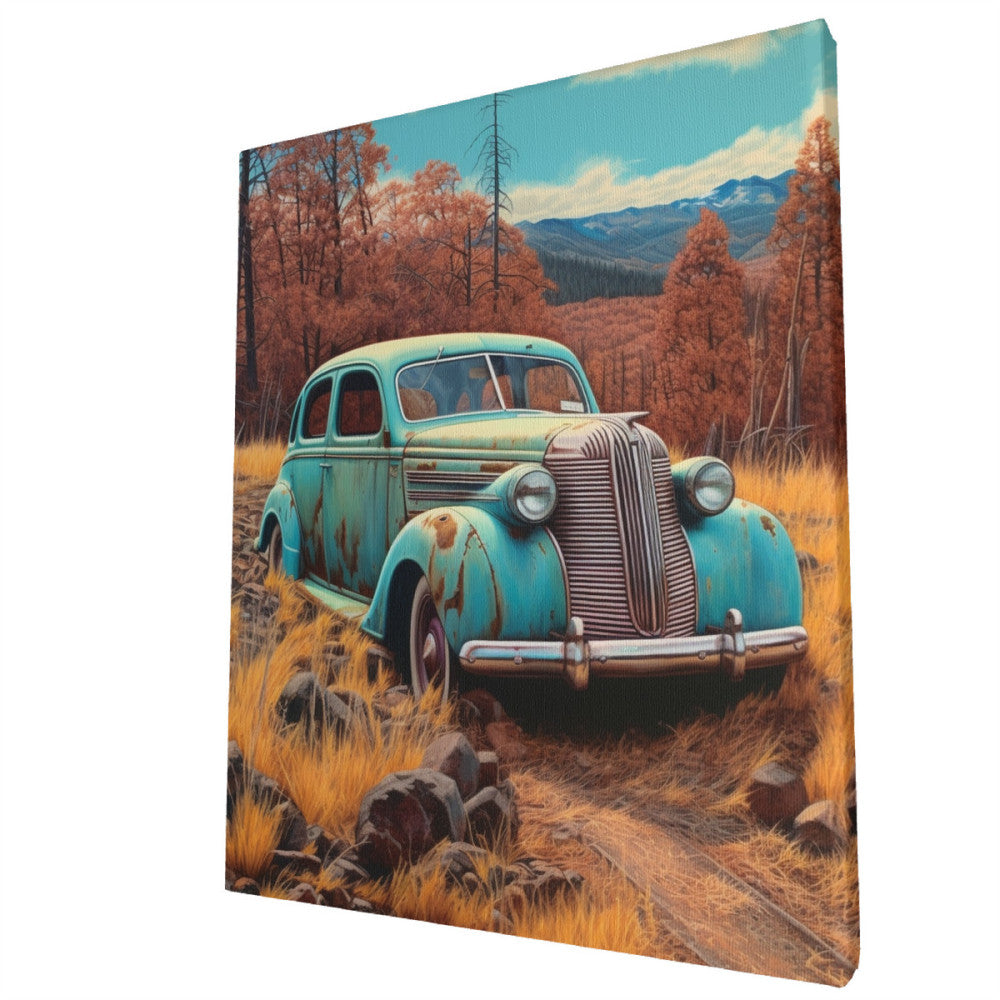 Retro Drive Countryside Cruise  Wall Art