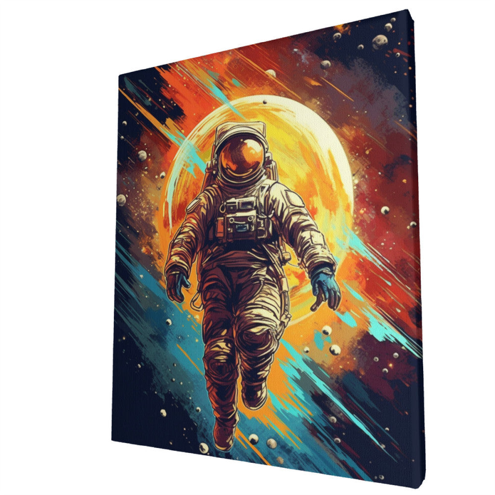 Cosmic Quest Retro Space Expedition Wall Art