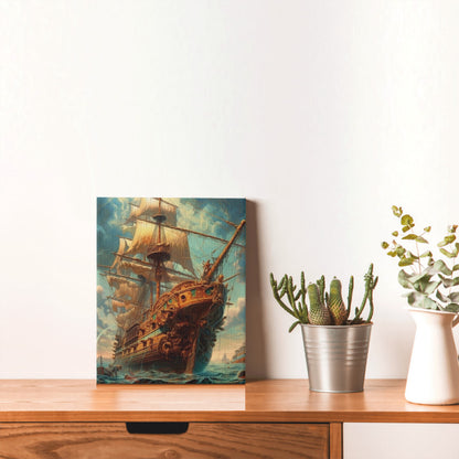 Ocean Odyssey Vintage Nautical Voyage Wall Art