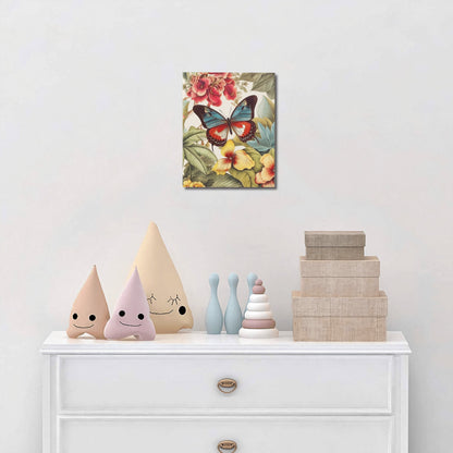 Floral Haven Vintage Botanical Oasis Wall Art