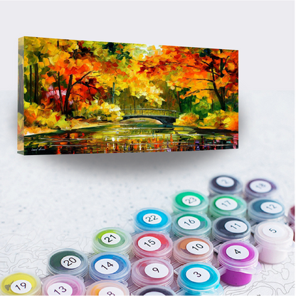 LITTLE BRIDGE - Afremov - Paint By Numbers Kit