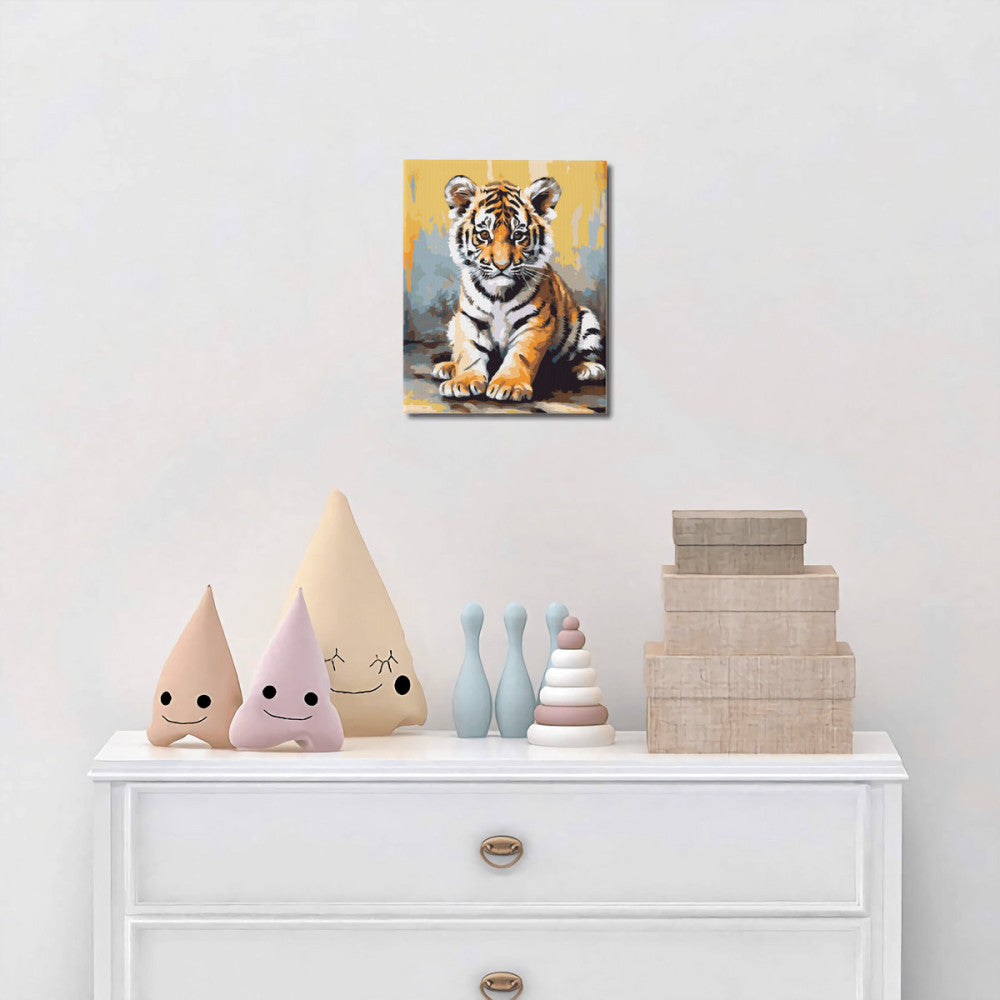 Cute Baby Tiger Wall Art