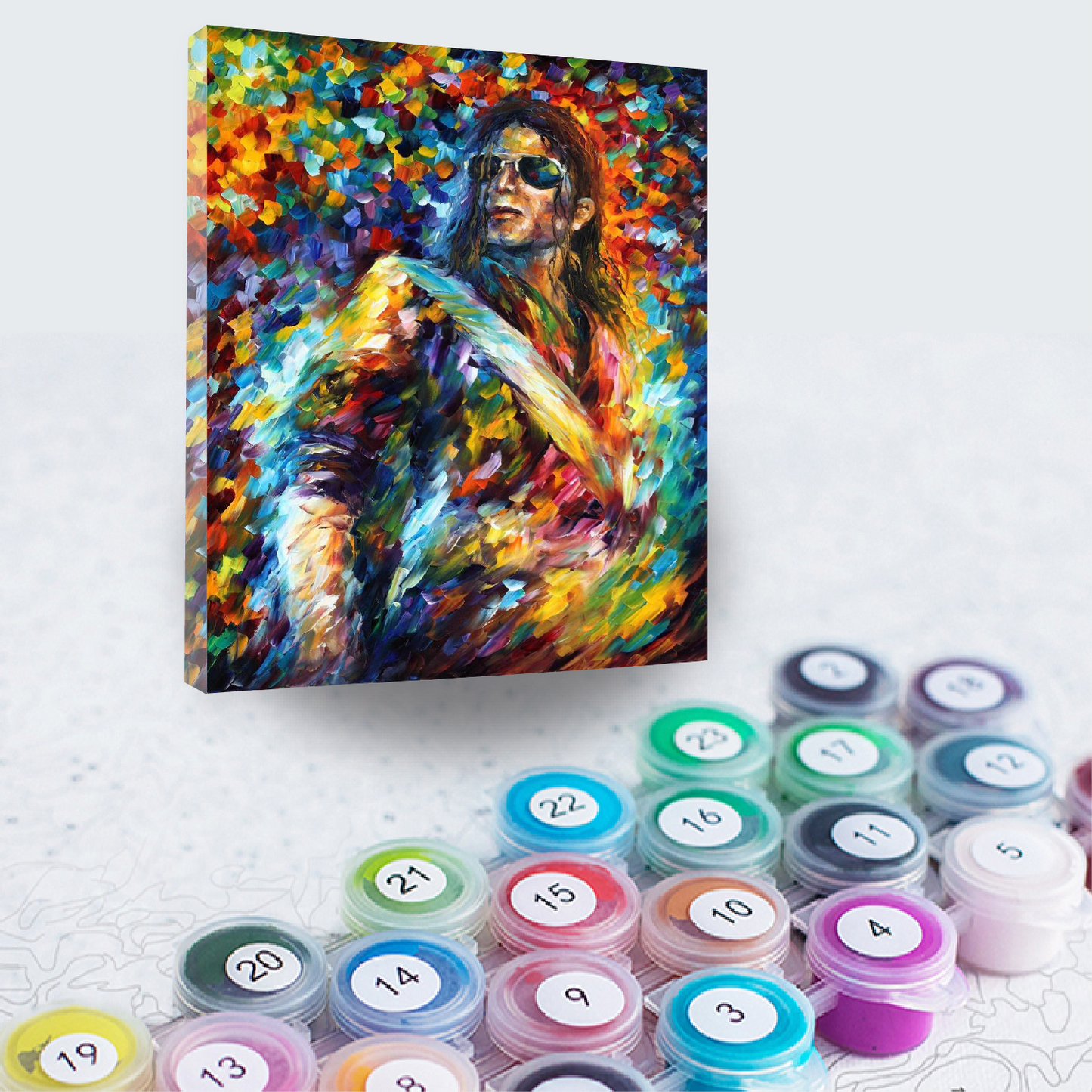 Michael Jackson - Afremov - Paint By Numbers Kit