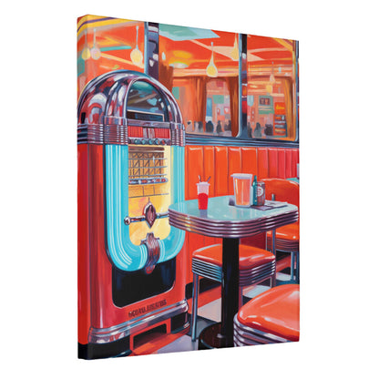 Jukebox Jive Classic Diner Serenade Wall Art