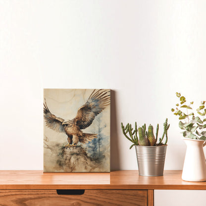 Romantic Raptor Majestic Eagle in the Style of Friedrich Wall Art