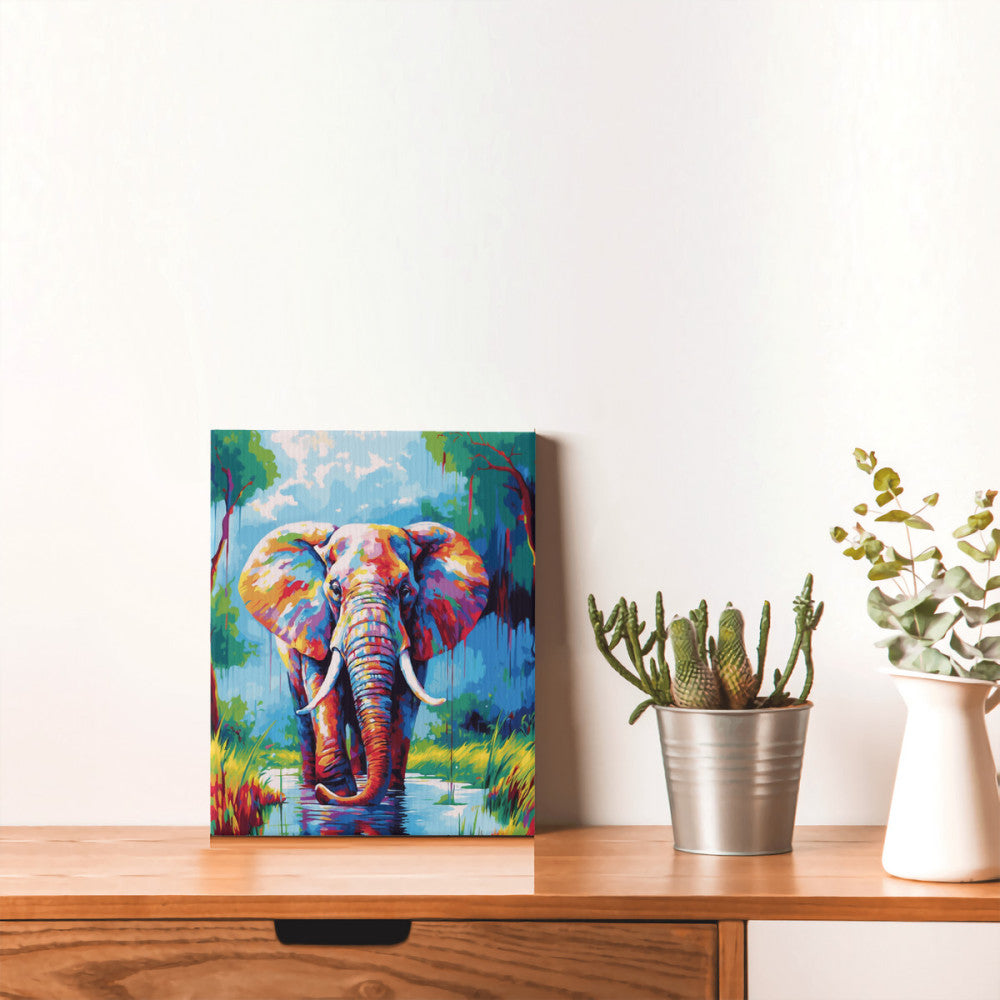 Elephant Elegance - Paint by Numbers