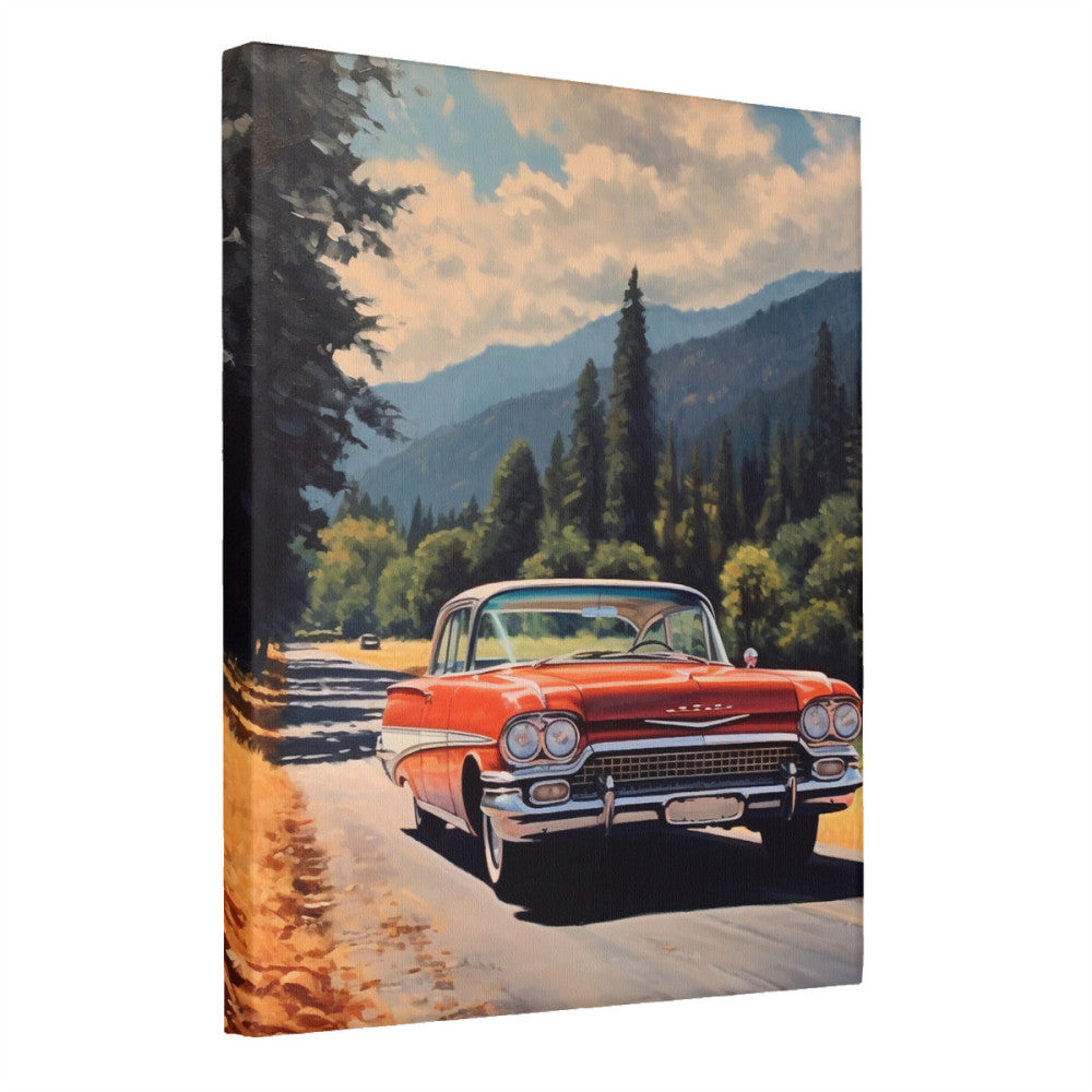 Vintage Drive Countryside Journey Wall Art