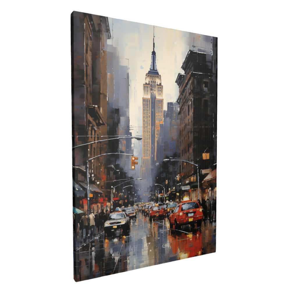 Manhattan Elegance Classic NYC Skyline Wall Art
