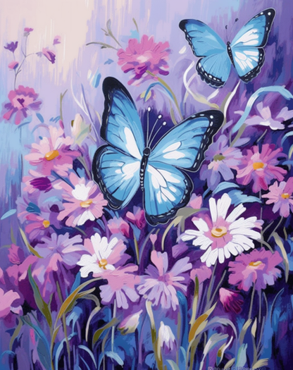 Anatoly's Butterfly Bliss- Paint by Numbers