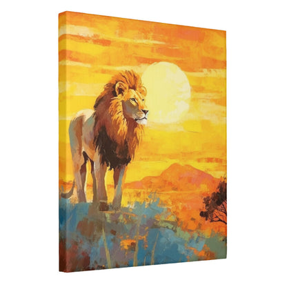 Safari Sunset Vintage Expedition Wall Art