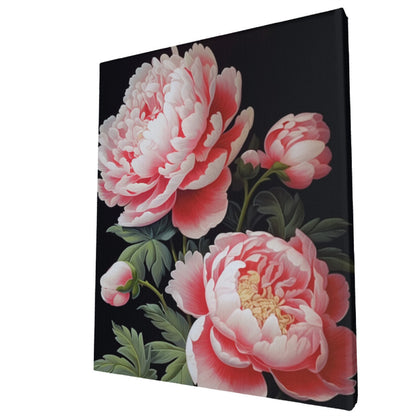 Midnight Peony Elegance- Paint by Numbers