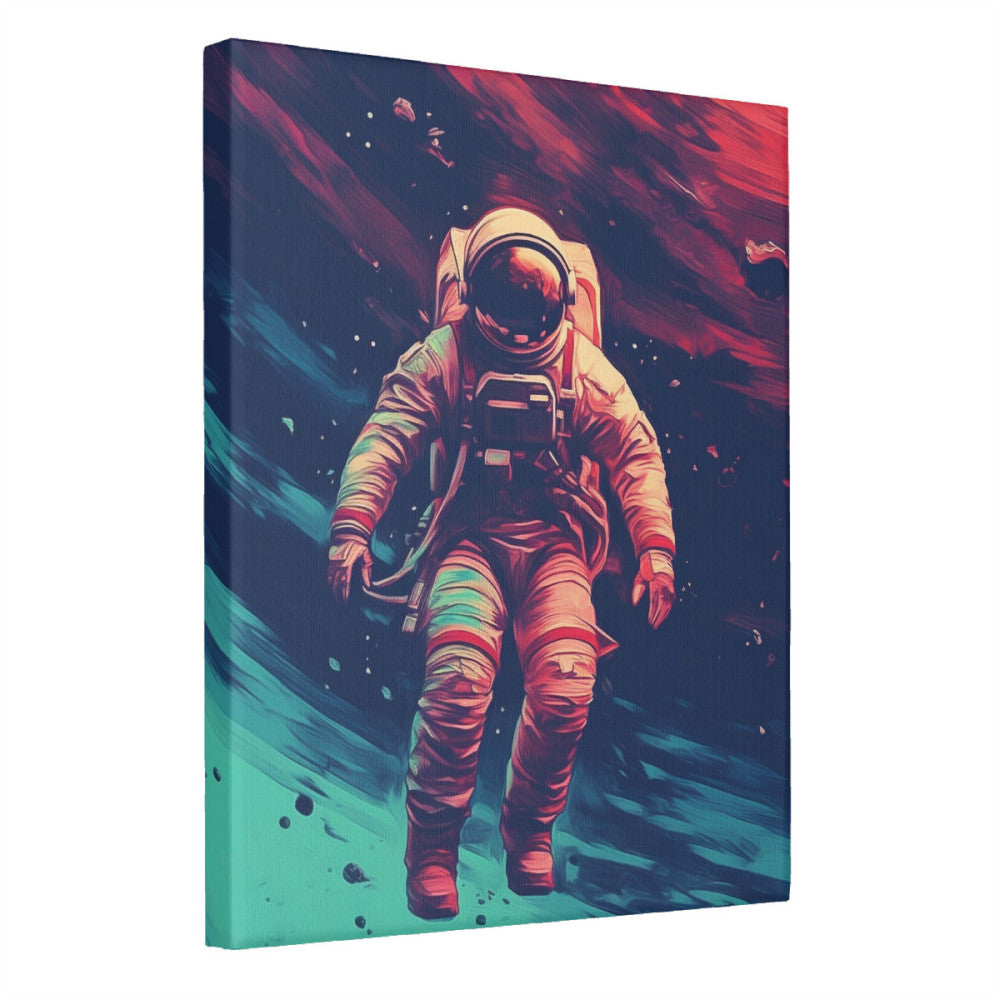 Cosmic Odyssey Retro Space Mission Wall Art