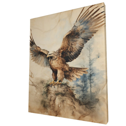 Romantic Raptor Majestic Eagle in the Style of Friedrich Wall Art