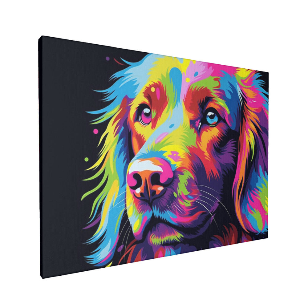 Drip-Painted Pooch - Paint by Numbers
