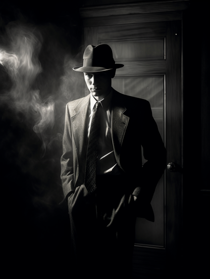 Noir Chronicles Detective's Dilemma Wall Art