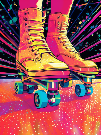 Roller Disco Revival Wall Art