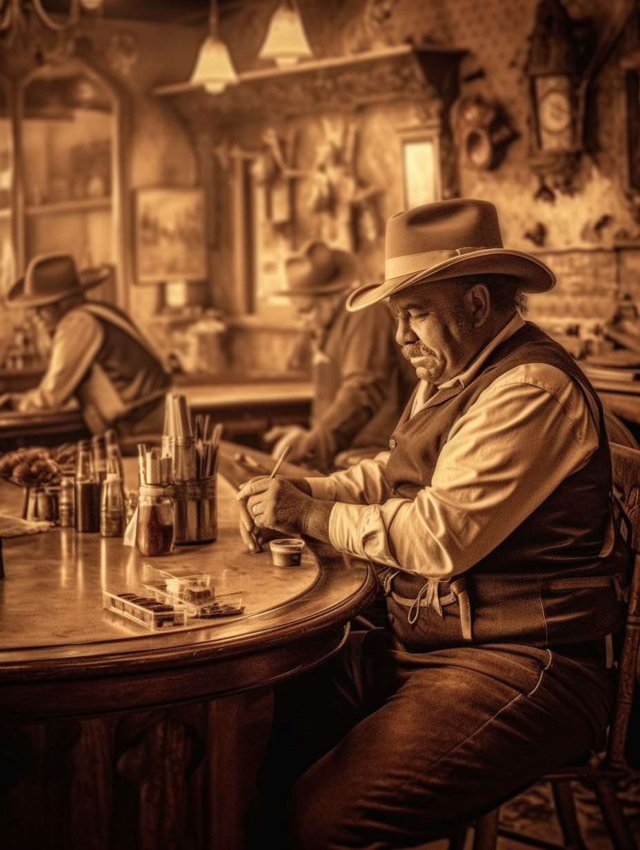 Saloon Serenity Old West Vibes Wall Art