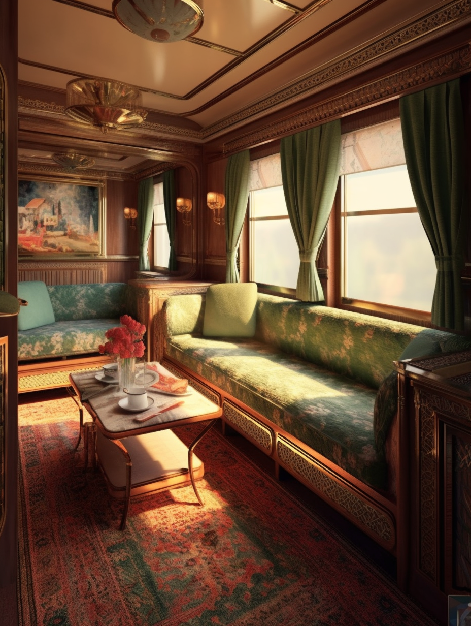 Orient Express Elegance Vintage Journey Wall Art