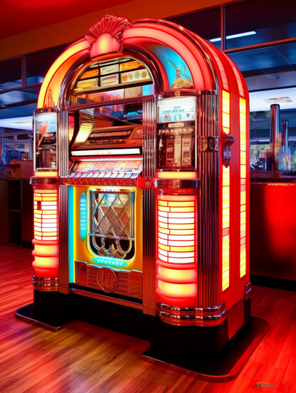 Jukebox Jam Classic Diner Rock 'n Roll Wall Art