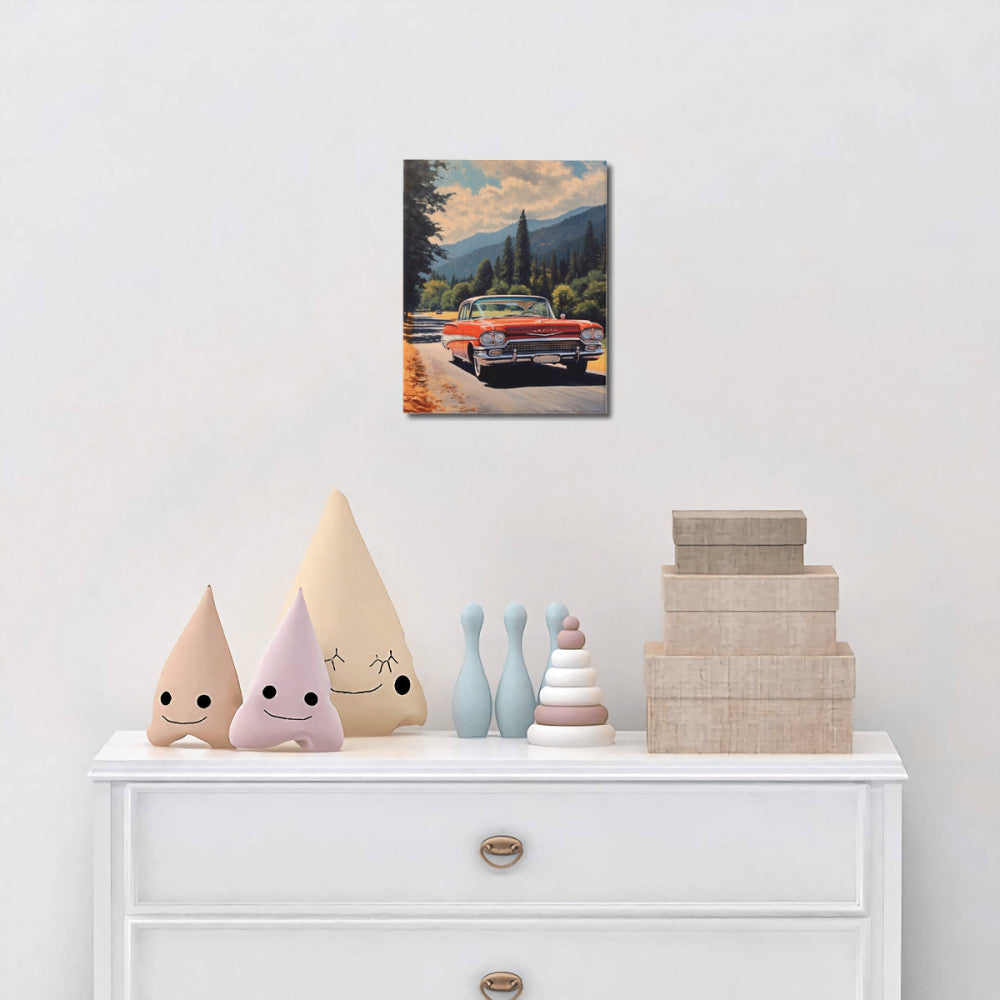 Vintage Drive Countryside Journey Wall Art