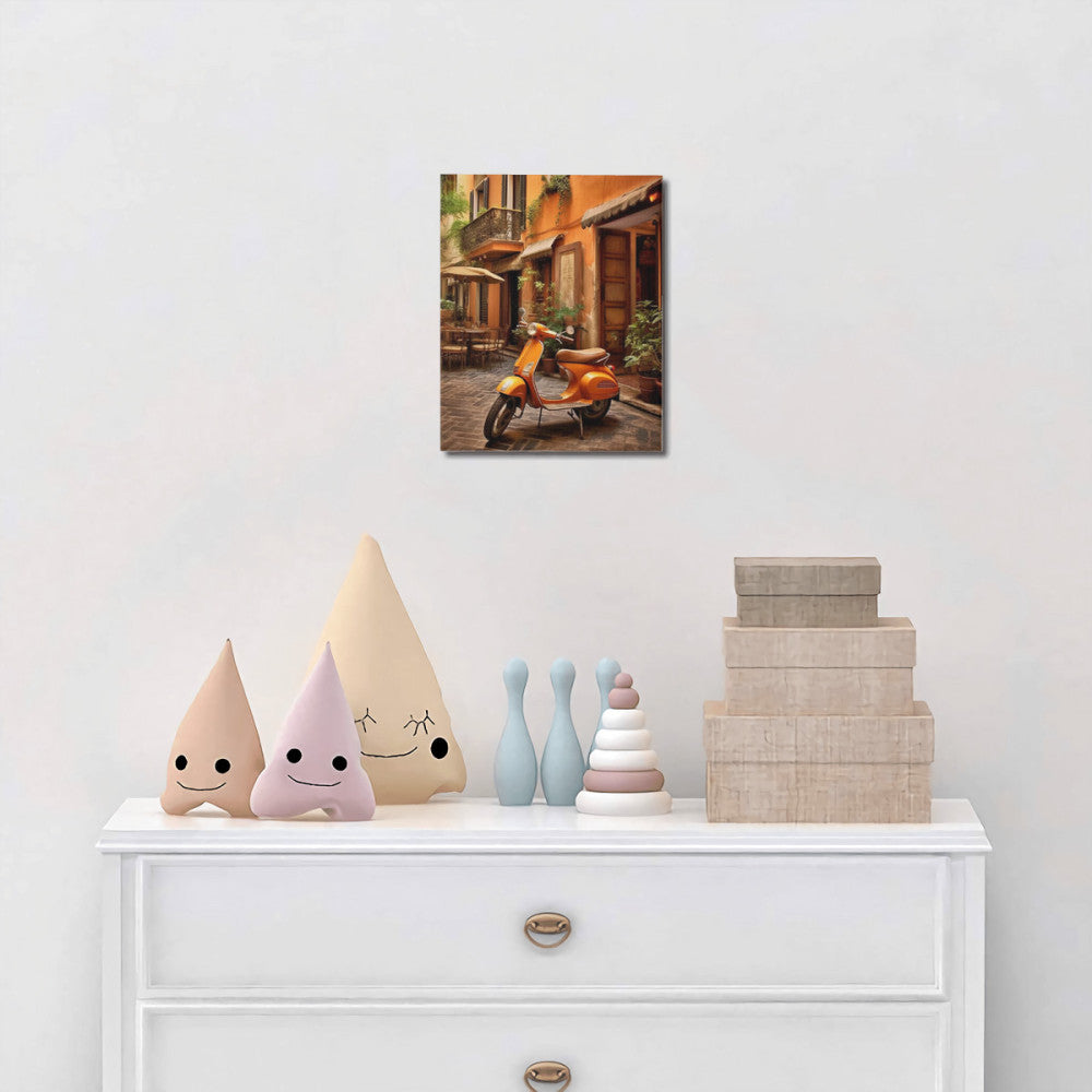 Piazza Elegance Italian Café Reverie Wall Art