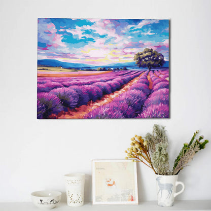 Lavender Dreamscape - Paint by Numbers