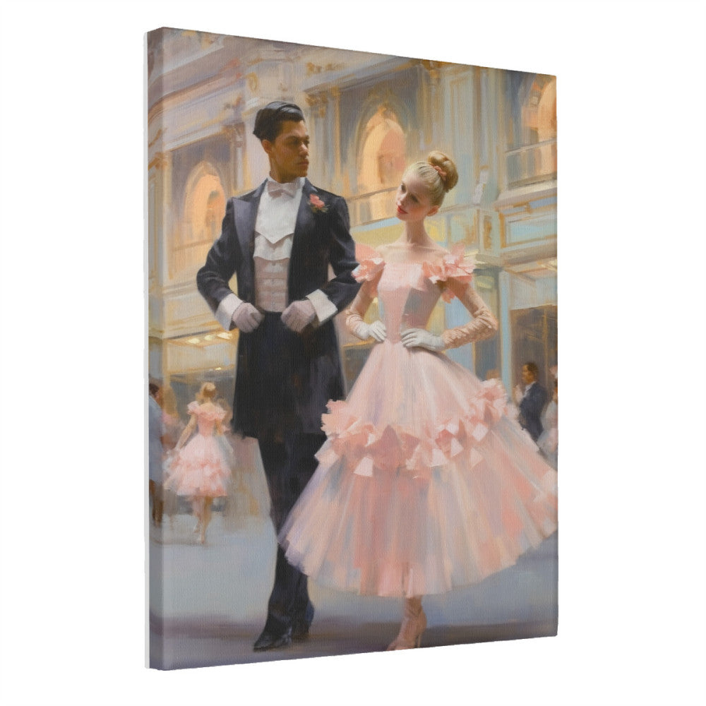 Ballet en Pastel Avant-Garde Elegance Wall Art