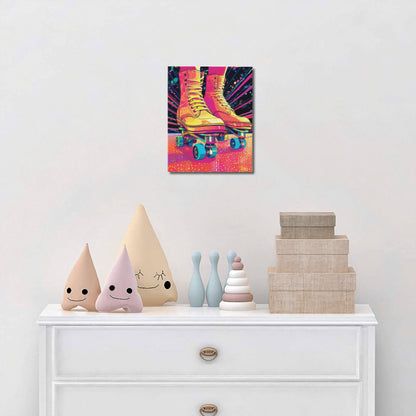 Roller Disco Revival Wall Art