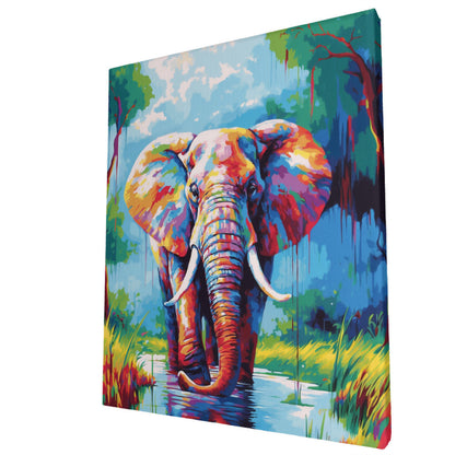 Elephant Elegance - Paint by Numbers