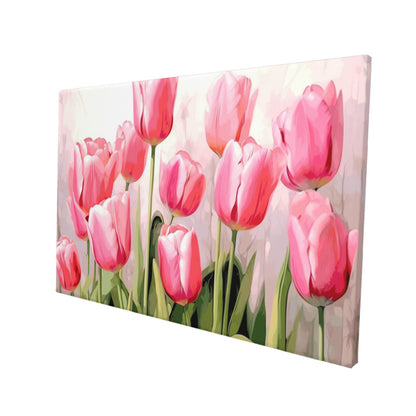 Pink Tulips in Bloom - Paint by Numbers